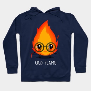 Old Flame Funny Cute Kawaii Fire Flame Old People Meme Hoodie